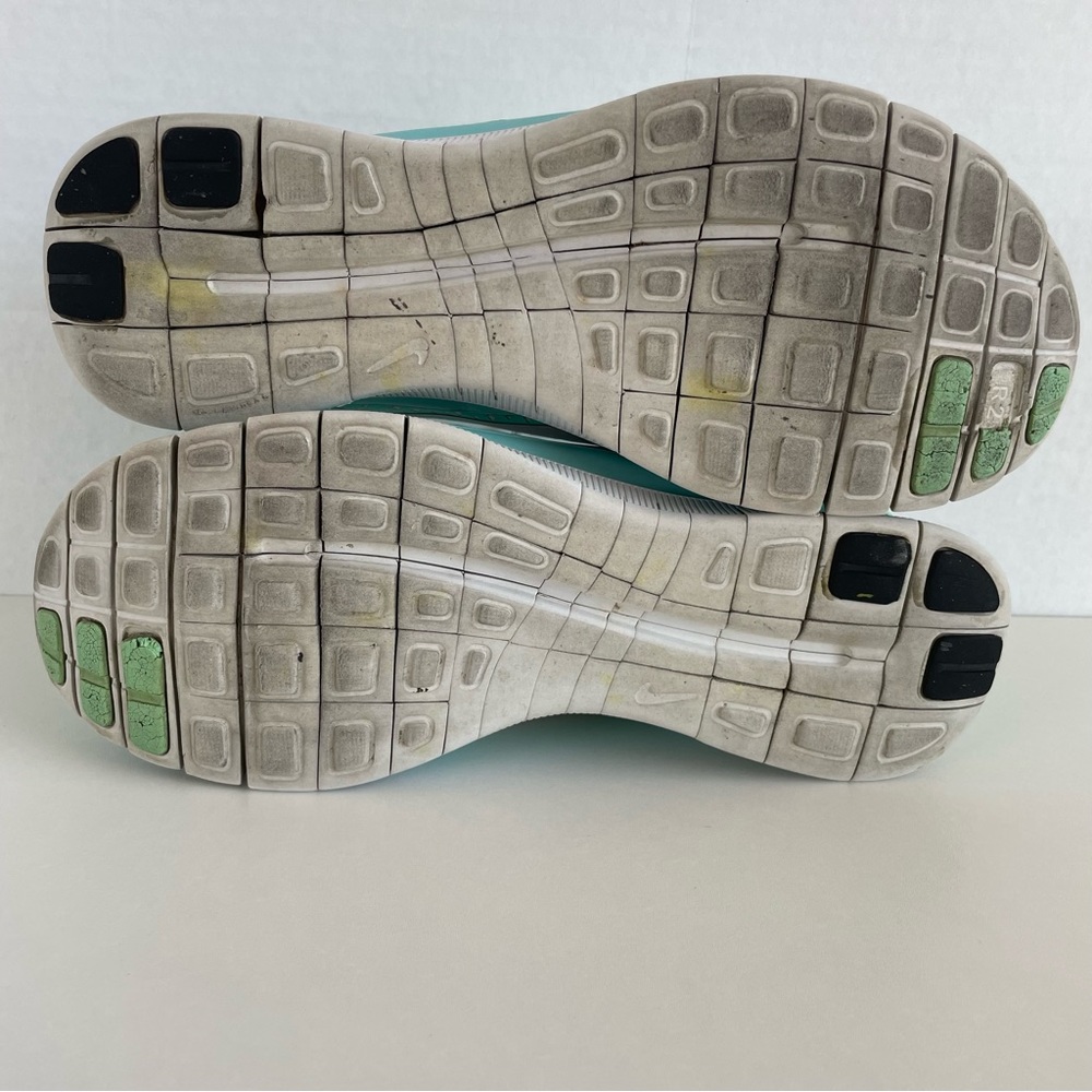 Nike Free Run 3.0 V4 Running Shoes in Tropical Twist Blue Women's Size 8 - Picture 7 of 12